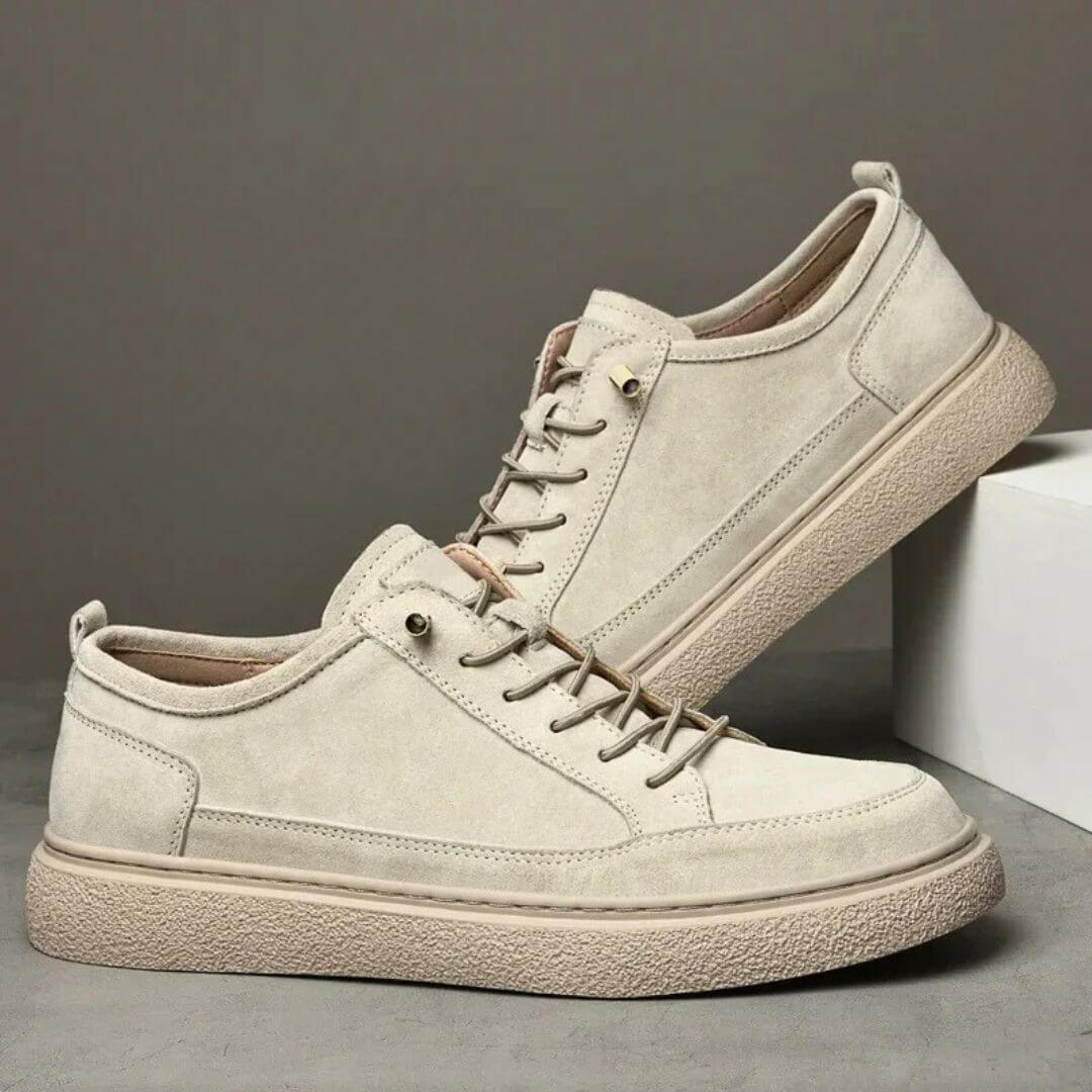 Ethan | Vadderade Herr Sneakers med Mocka-Look och Gummisula 8