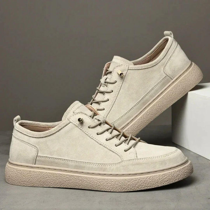 Ethan | Vadderade Herr Sneakers med Mocka-Look och Gummisula 8