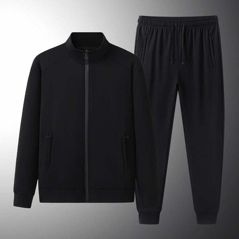 Ethan | Vår Sportset med Långärmad Sweatshirt och Cropped Byxor 0