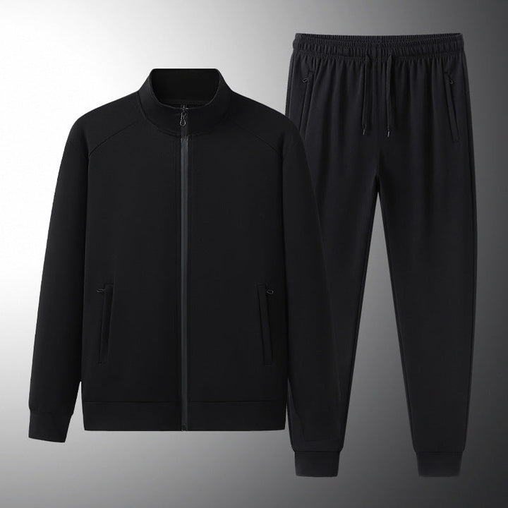 Ethan | Vår Sportset med Långärmad Sweatshirt och Cropped Byxor 0