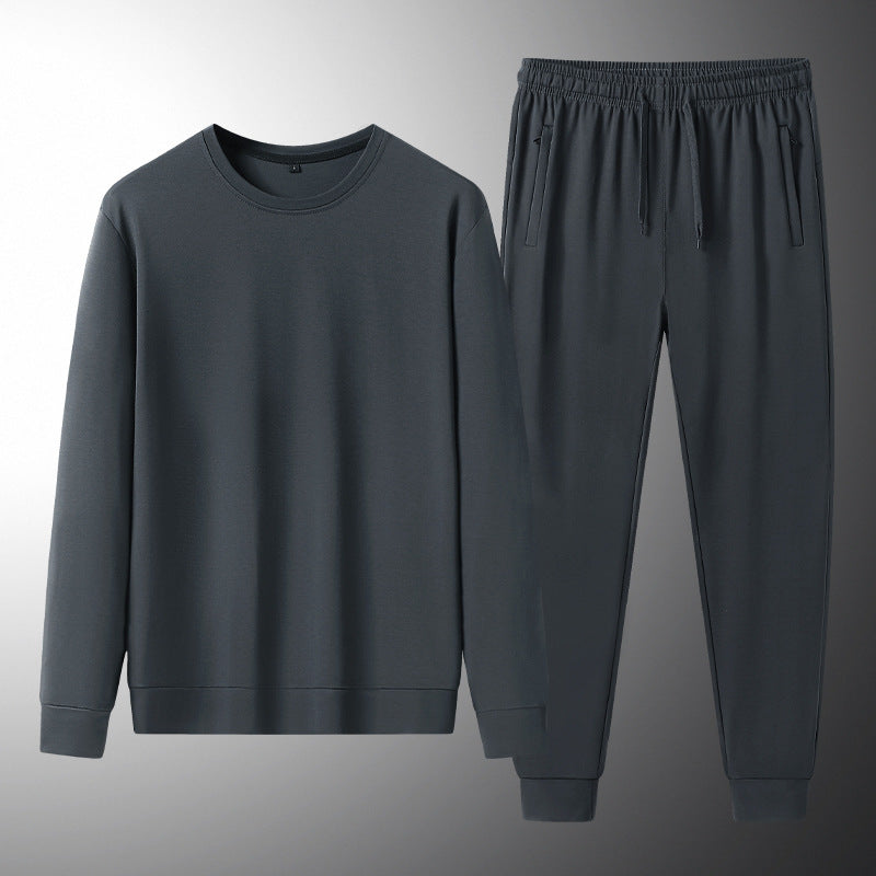 Ethan | Vår Sportset med Långärmad Sweatshirt och Cropped Byxor 2
