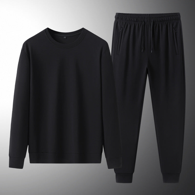 Ethan | Vår Sportset med Långärmad Sweatshirt och Cropped Byxor 4