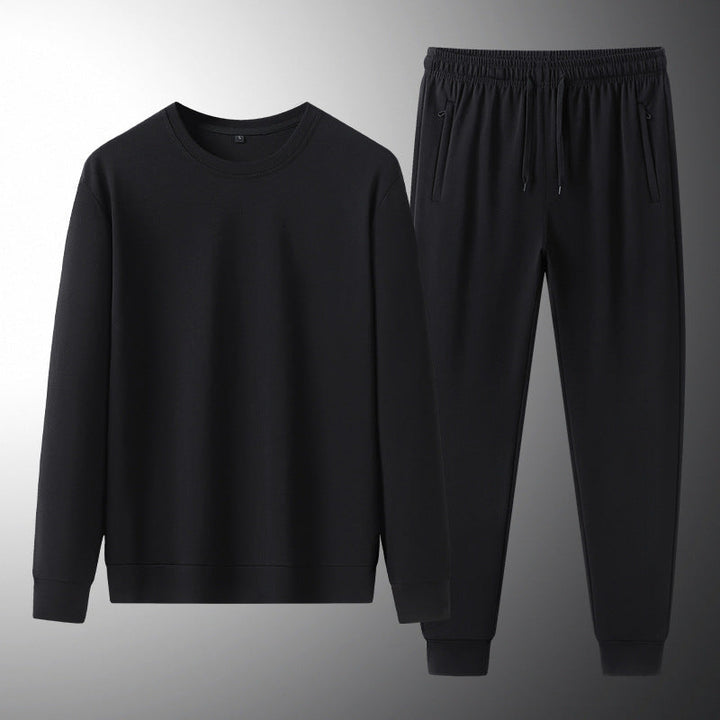 Ethan | Vår Sportset med Långärmad Sweatshirt och Cropped Byxor 4