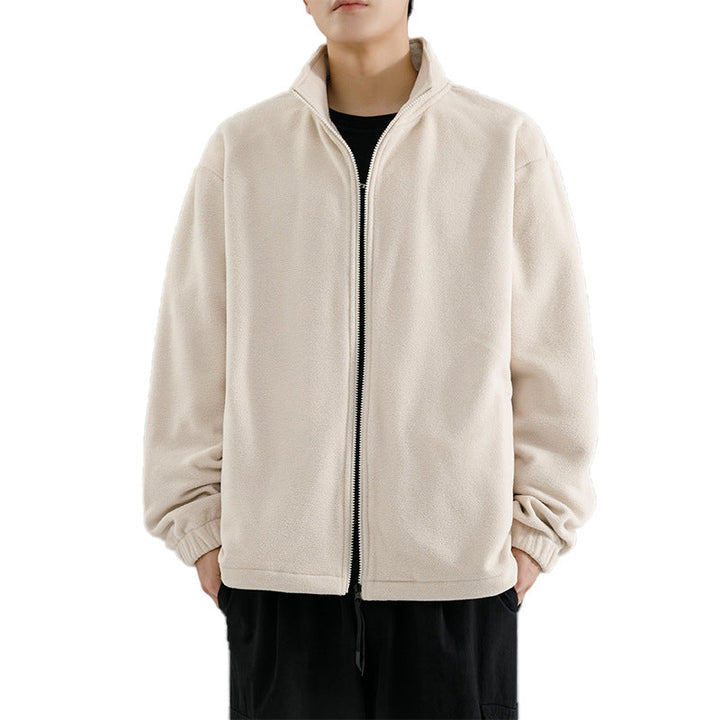 Ethan | Varm Fleece Cardigan med Ståkrage 0