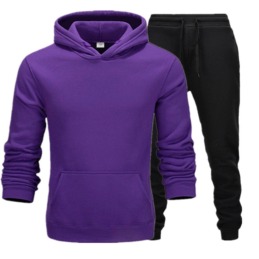 Ethan | Varmt Träningsset med Hoodie och Joggerbyxor för Vinter 10