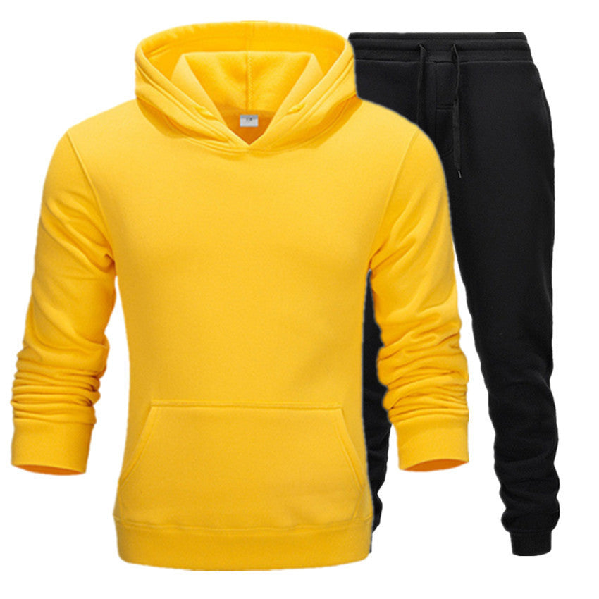 Ethan | Varmt Träningsset med Hoodie och Joggerbyxor för Vinter 11