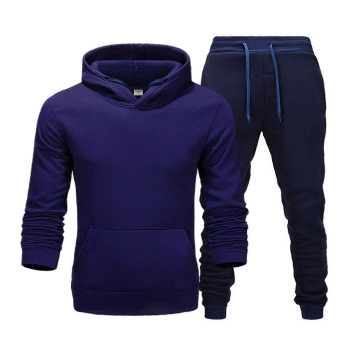 Ethan | Varmt Träningsset med Hoodie och Joggerbyxor för Vinter 13