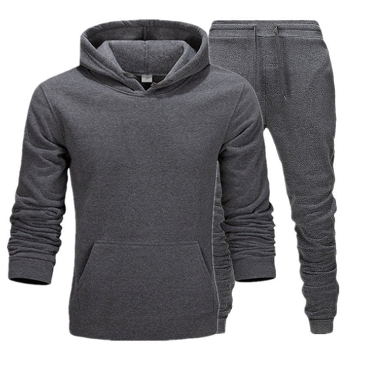 Ethan | Varmt Träningsset med Hoodie och Joggerbyxor för Vinter 15