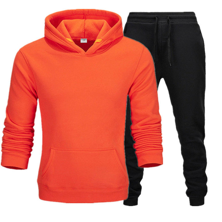 Ethan | Varmt Träningsset med Hoodie och Joggerbyxor för Vinter 2
