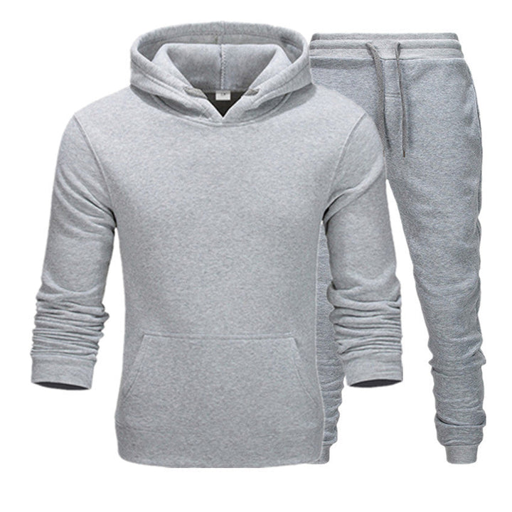 Ethan | Varmt Träningsset med Hoodie och Joggerbyxor för Vinter 8
