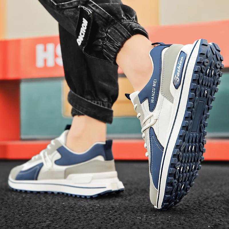 Ethan | Vårslitstarka Andningsbara Sneakers med Rund Tå 5
