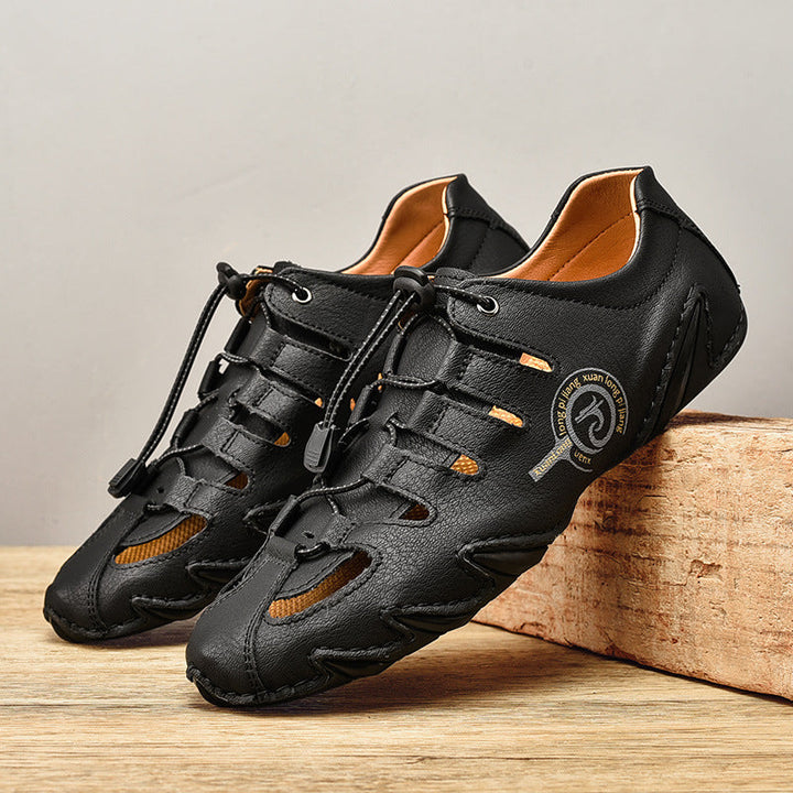 Ethan | Ventilerande Bekväma Herr Sandaler Med Elastiskt Band 4