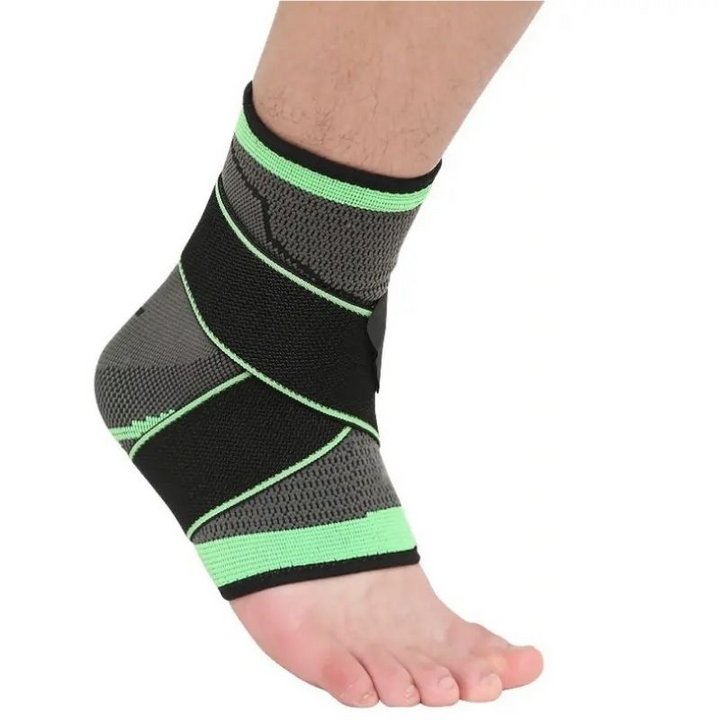Fotledsstöd | Stabiliserande Kompressionsbandage med Justerbara Remmar | Optimal Komfort och Stöd för Aktiva Livsstilar 0