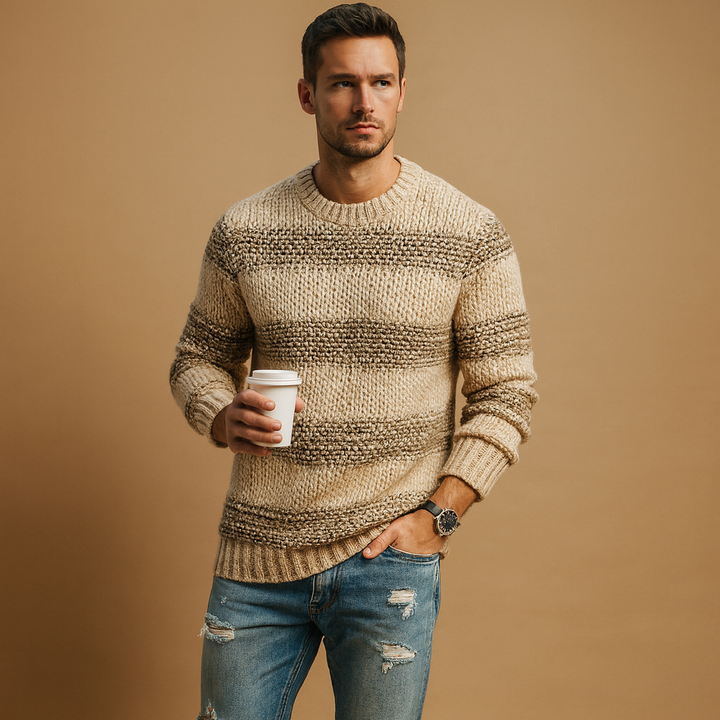 Gant Herr Tröja | Fair Isle Jumper med Klassisk Design | Varm och Bekväm för Kalla Dagar 0