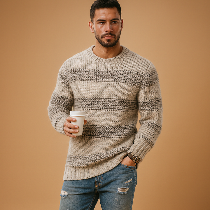Gant Herr Tröja | Fair Isle Jumper med Klassisk Design | Varm och Bekväm för Kalla Dagar 1
