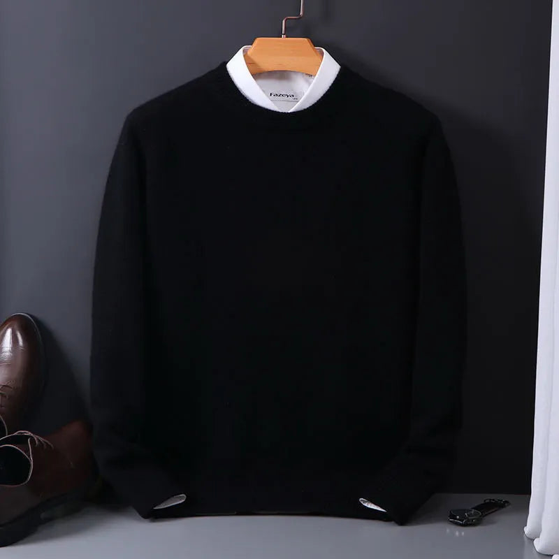 Gant | Herr Tröja med Rund Hals och Ribbad Design | Avslappnad Passform för Mångsidig Stil 0