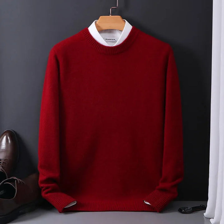 Gant | Herr Tröja med Rund Hals och Ribbad Design | Avslappnad Passform för Mångsidig Stil 1