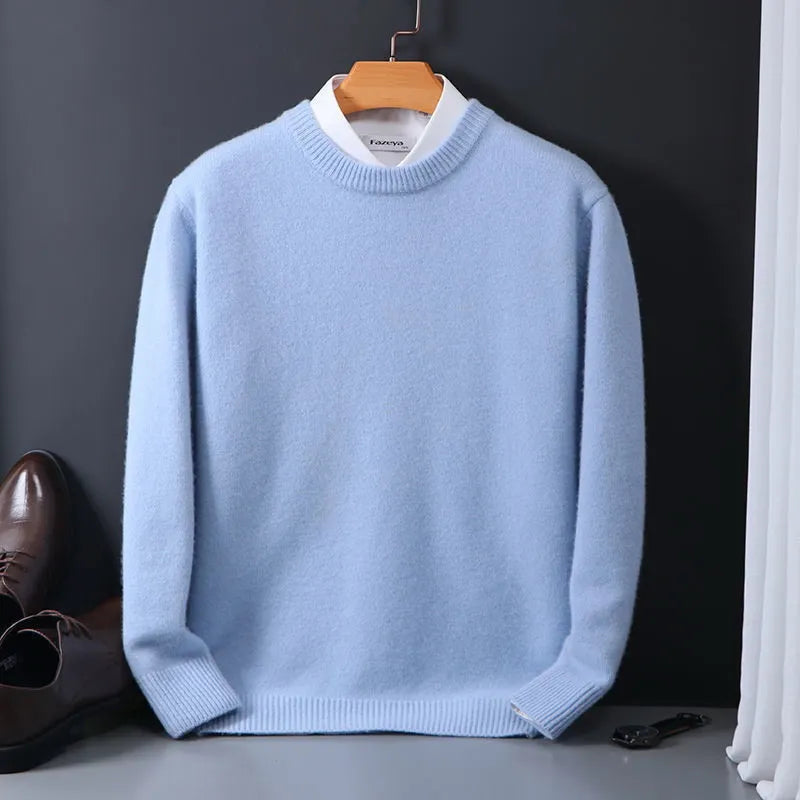 Gant | Herr Tröja med Rund Hals och Ribbad Design | Avslappnad Passform för Mångsidig Stil 4