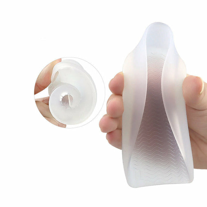 Hälinlägg | Korrigerande Inlägg för Supination och Pronation med Flexibelt Silikon | Stabilitet och Komfort för Gång 2