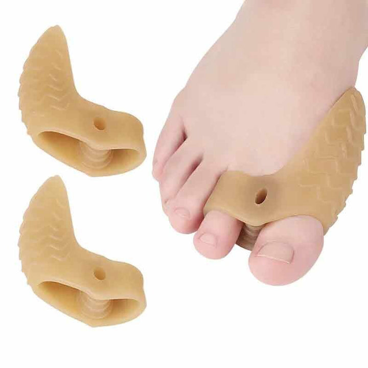 Hallux Valgus Skydd | Fotvård med Andningsbart Material | 2-Pack för Smärtlindring och Komfort 0