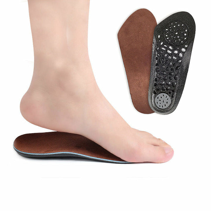 Hälsosupport | 3/4 Skoinlägg med Gel och Längsgående Fotvalvsstöd | Optimal Dämpning för Smärtlindring och Komfort 4