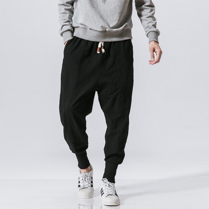 Harem Joggers | Bekväma Joggingbyxor med Justerbart Midjeband | Modern Streetwear för Avslappnad Stil 1