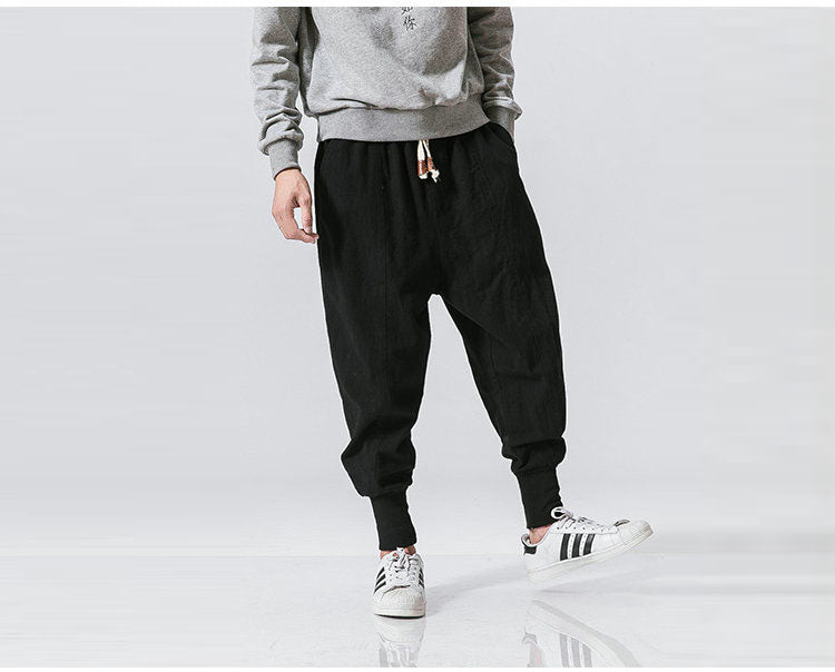 Harem Joggers | Bekväma Joggingbyxor med Justerbart Midjeband | Modern Streetwear för Avslappnad Stil 4