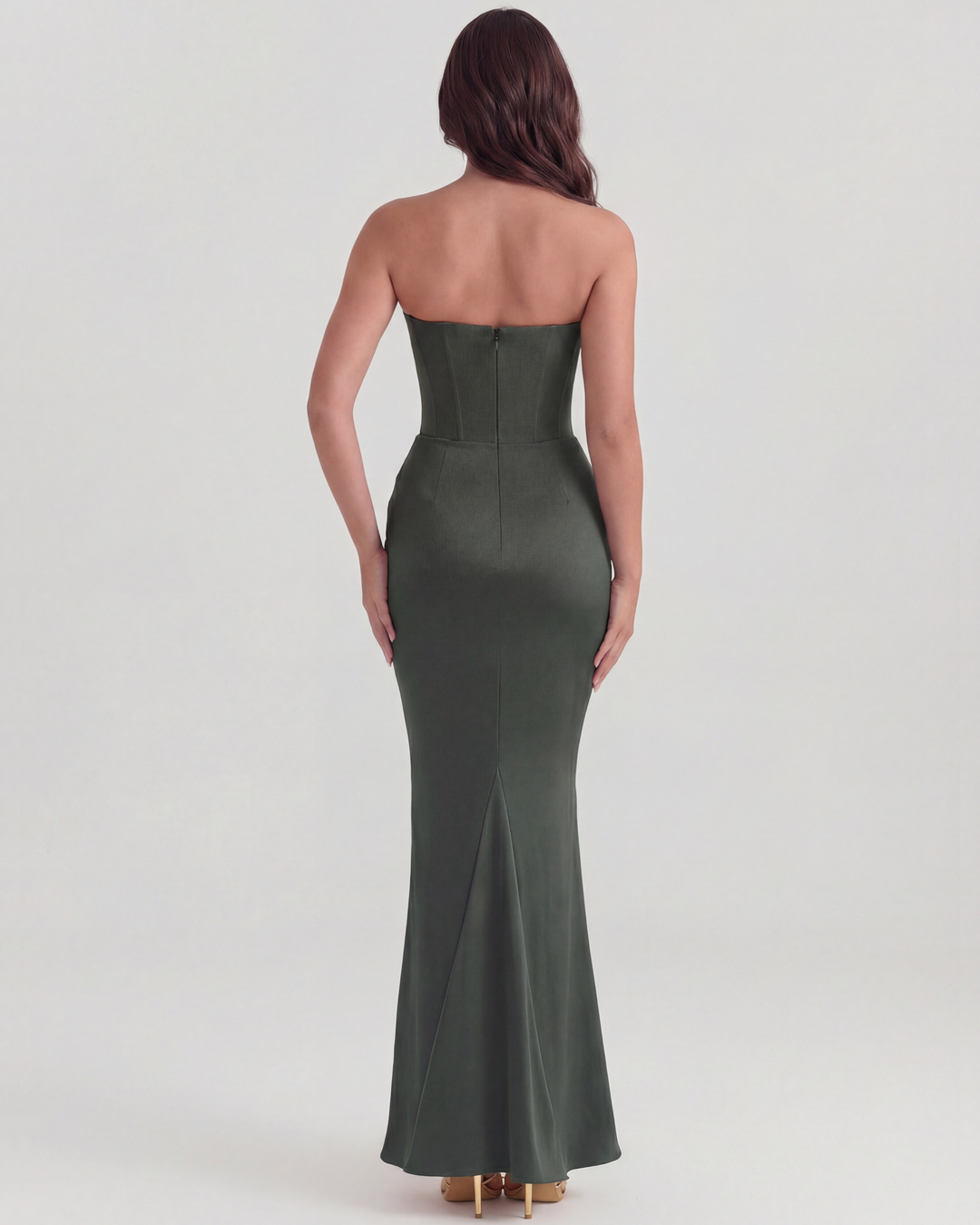 Isabella | Glamorous Almond Muse Klänning 7