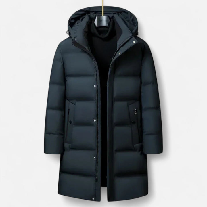 Isolerad Vinterparka för Män med Vind- och Vattenavvisande Skydd | Modern Design för Kalla Dagar 0