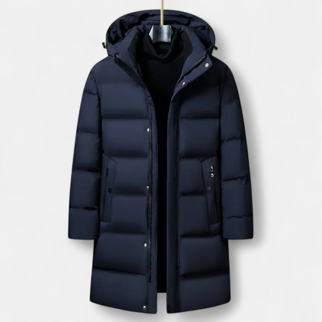 Isolerad Vinterparka för Män med Vind- och Vattenavvisande Skydd | Modern Design för Kalla Dagar 1