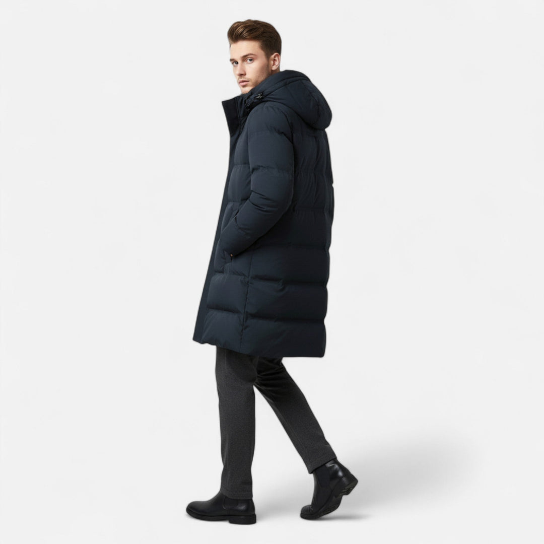 Isolerad Vinterparka för Män med Vind- och Vattenavvisande Skydd | Modern Design för Kalla Dagar 3
