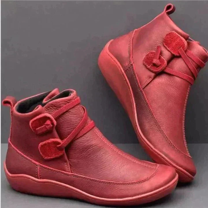 Isolerade Ankelstövlar för Kvinnor med Vattentät Yta | Bekväm Slip-On Design för Kalla Dagar 2