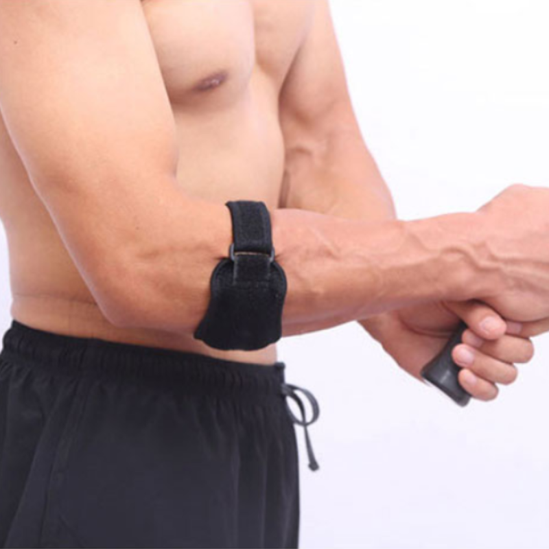 Justerbart Armbågsskydd med Mjuk Tyginsida | Effektiv Smärtlindring för Tennisarmbåge och Golfarm 0