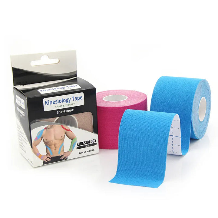 Kinesiologitejp | Flexibel 5 cm x 5 m med Hudvänlig Struktur | Smärtlindring och Ökad Rörlighet 3