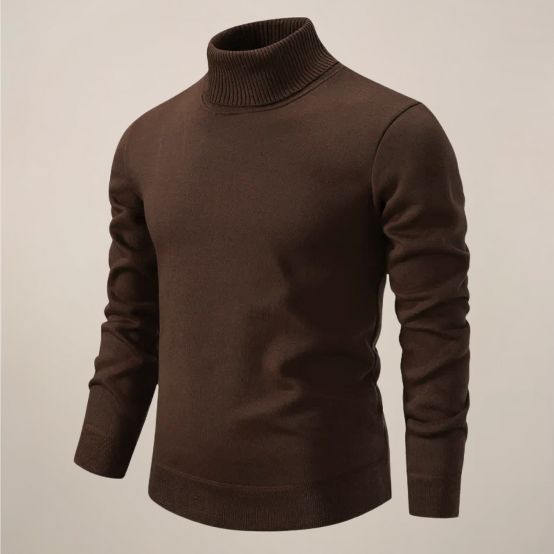 Klassisk Polotröja Svart | Slimmad Passform med Hög Krage | Tidlös Stil för Elegant Utseende 4