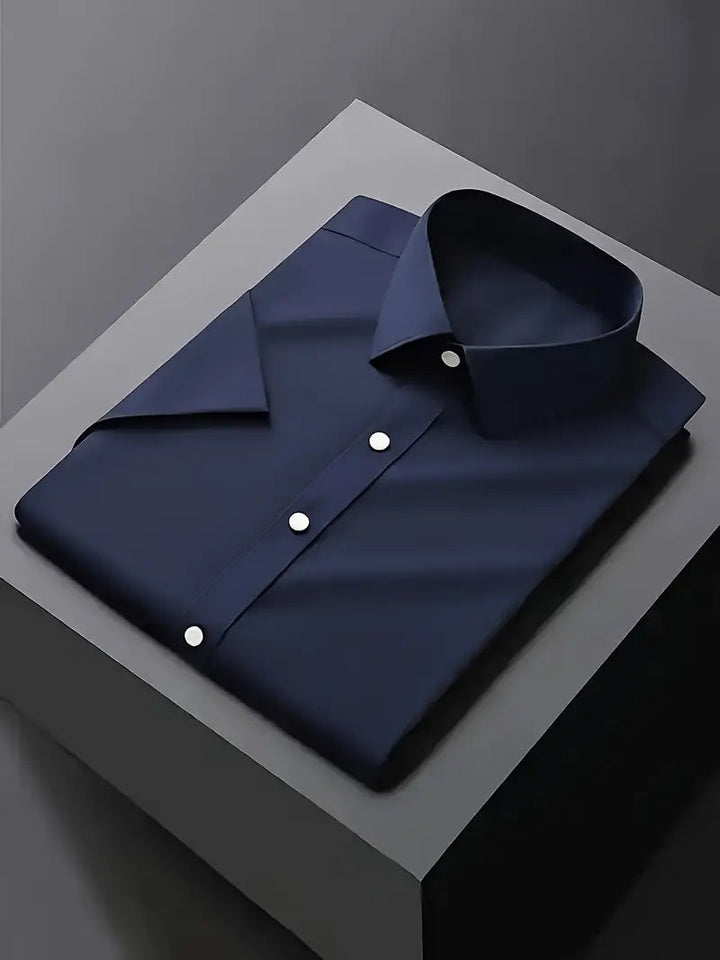 Klassisk Vit Klänningsskjorta för Män med Slim Fit Design | Elegant Look för Alla Tillfällen 4