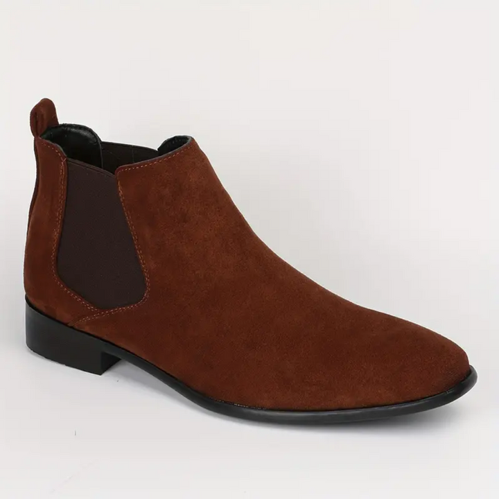 Klassiska Chelsea-Stövlar | Slip-On Ankelstövlar med Elastiska Paneler | Stilren Design för Vardags och Formella Tillfällen 8