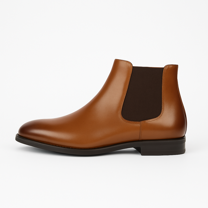 Klassiska Chelsea-stövlar | Slip-On Design med Elastiska Sidopaneler | Mångsidiga Stövlar för Komfort och Stil 1