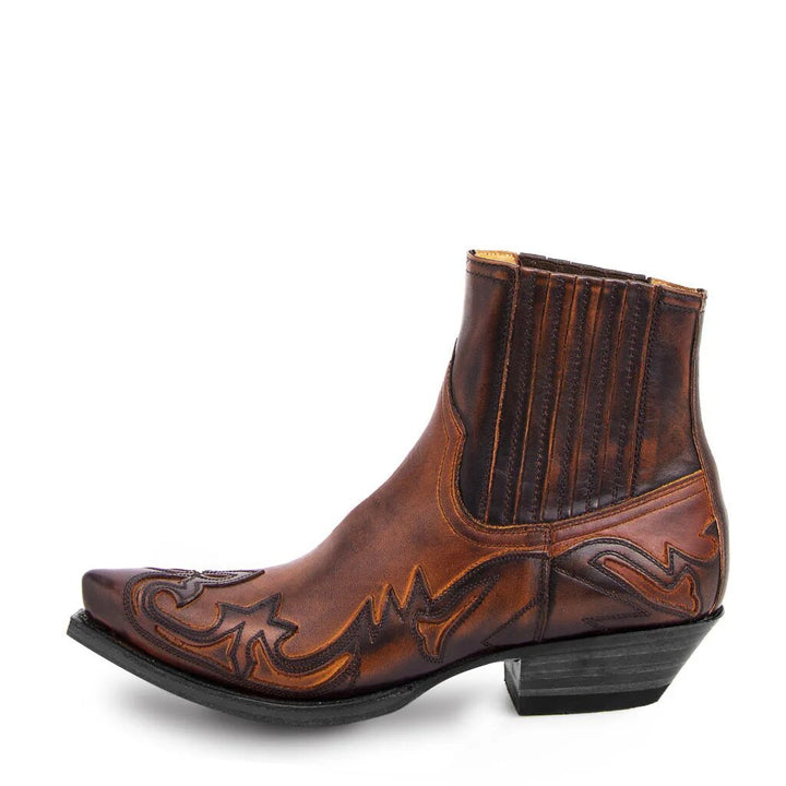 Klassiska Cowboystövlar för Män | Bekväm Slip-On Design för Stil och Mångsidighet 1