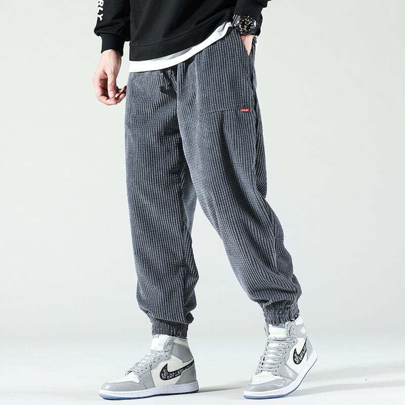 Klassiska Joggers för Män | Bred Ben Design med Många Fickor | Bekväma Fritidsbyxor för Avslappnad Stil 1