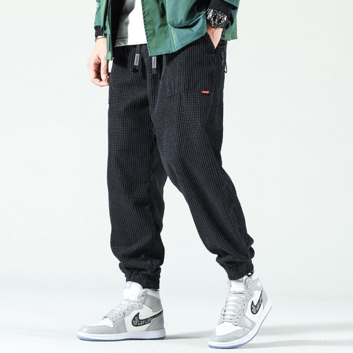 Klassiska Joggers för Män | Bred Ben Design med Många Fickor | Bekväma Fritidsbyxor för Avslappnad Stil 2