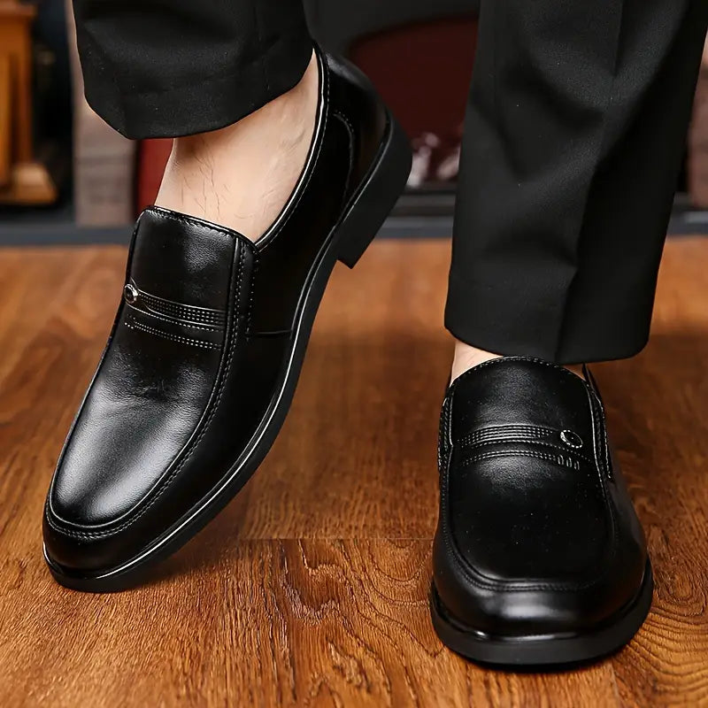 Klassiska Loafers Män | Polerade Slip-On Skor med Elegant Design | Tidlös Stil för Affär och Fritid 3