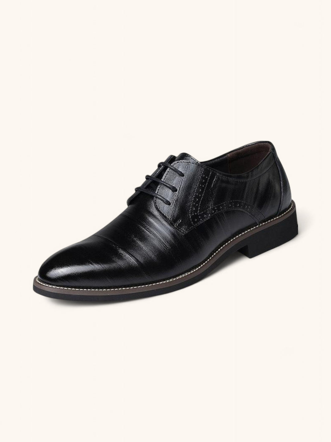 Klassiska Oxford Skor för Män med Elegant Brogue-Design | Tidlös Stil för Formella Tillfällen 0