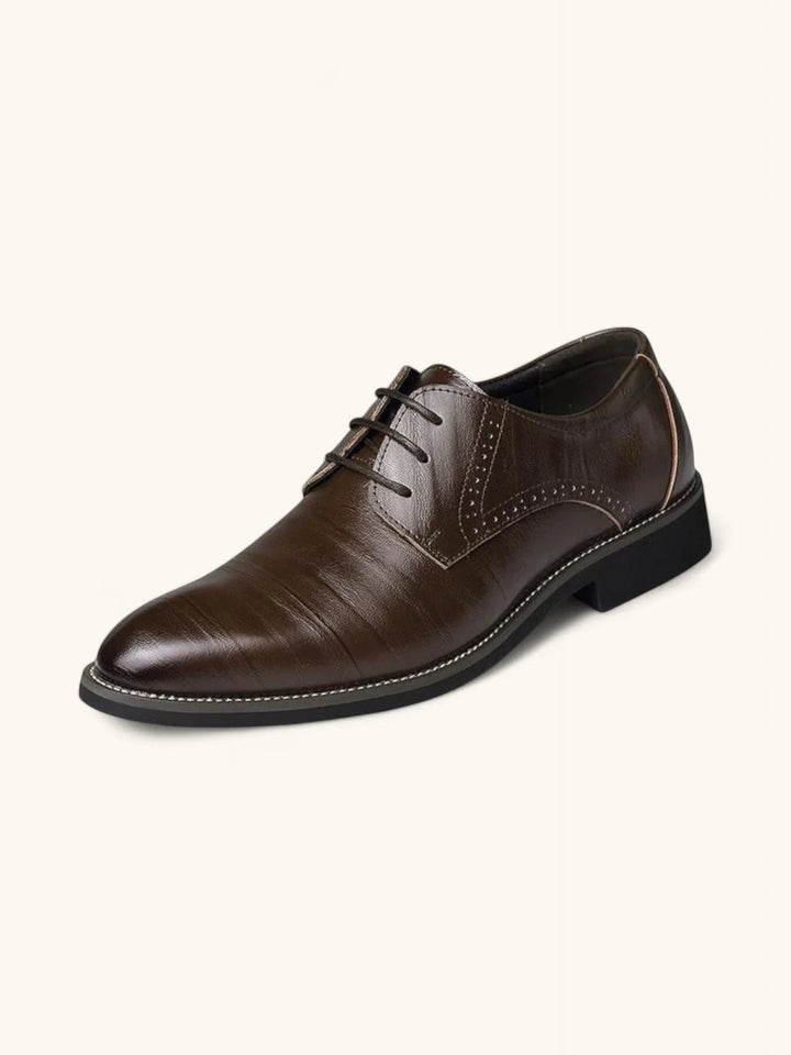 Klassiska Oxford Skor för Män med Elegant Brogue-Design | Tidlös Stil för Formella Tillfällen 5