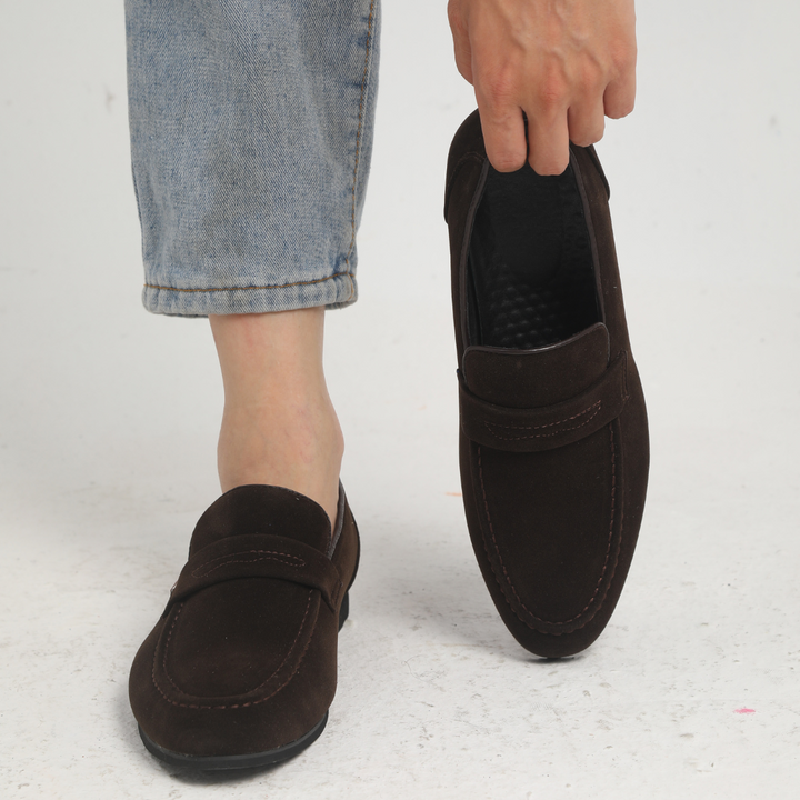 Klassiska Penny Loafers för Män med Handsydda Detaljer | Elegant Slip-On Design för Tidlös Stil 2