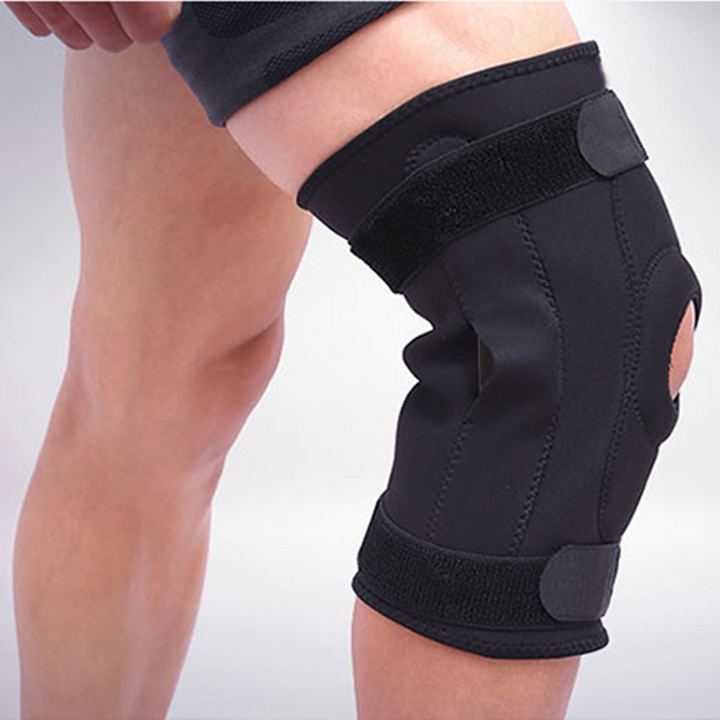 Knäskydd Löpning | Stabiliserande Neopren med Justerbara Band | Extra Stöd för Optimal Komfort 2