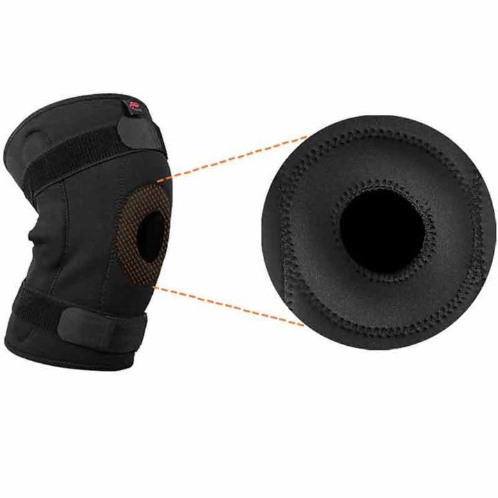Knäskydd Löpning | Stabiliserande Neopren med Justerbara Band | Extra Stöd för Optimal Komfort 4