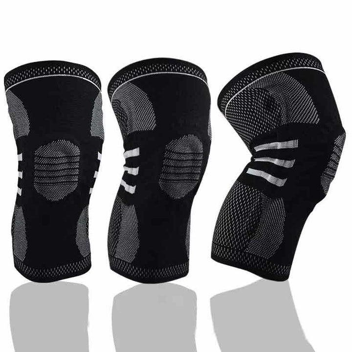 Knäskydd för Löpning | Kompressionsknäskydd med Gel Pad &amp; Antislip | Optimal Stöd för Aktiv Livsstil 1