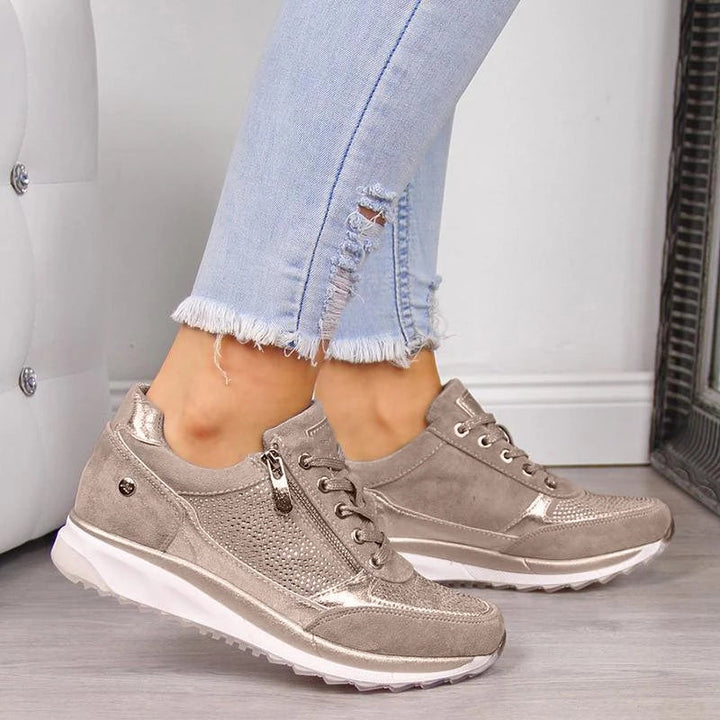Komfort Sneakers | Ortopediska Sneakers med Blixtlås &amp; Andningsbart Material | Optimal Stöd för Ditt Dagliga Liv 1