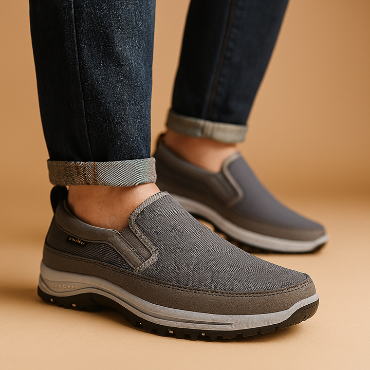 Komfort Walk | Andningsbara Slip-On Promenadskor för Män med Vadderad Sula | Lätta och Stödjande för Dagligt Bruk 2